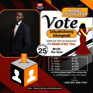 Contestant #25 - Uduakobong Idongesit